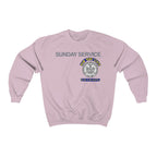Jesus is King New York Seal Inspired Unisex Ultra Cotton Crewneck - Kanye West Sunday Service Tour Merch-Light Pink-S-Bootlg