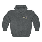 KSG Hoodie - Kid Cudi Kids See Ghosts Inspired-S-Dark Heather-Bootlg
