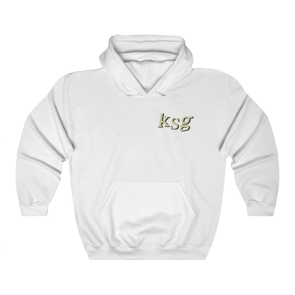 KSG Hoodie - Kid Cudi Kids See Ghosts Inspired-S-White-Bootlg