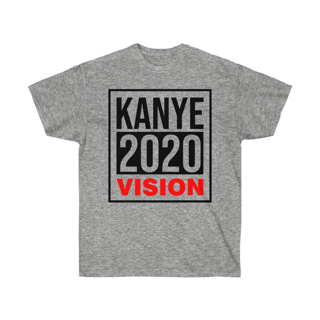 Kanye West 2020 Vision T-Shirt-S-Sport Grey-Bootlg
