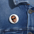 Kanye West Meme Face Funny face Pin Buttons-1"-Bootlg