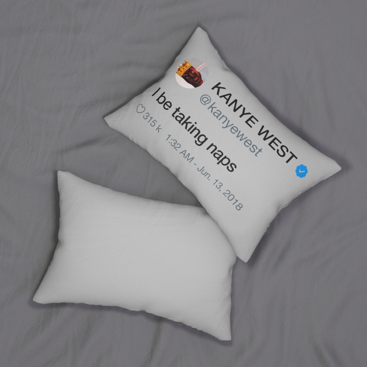 Kanye West Naps Pillow + Pillow Sham - I be taking naps-Bootlg