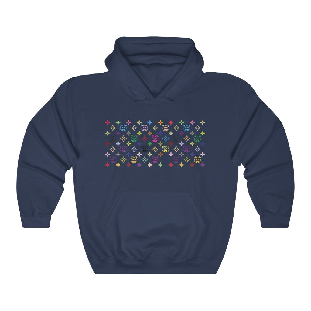 Kanye West The Late Registration Hoodie-Navy-S-Bootlg
