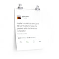 Kanye West Tweet Quote posters - Maybe I Couldn't Be Skinny And Tall..-11″ × 14″-CG Matt-Bootlg