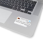 Kanye West Tweet quote If I got any cooler I would freeze to death Stickers-Bootlg