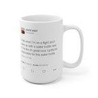Kanye West Water Bottle Tweet Mug-Bootlg