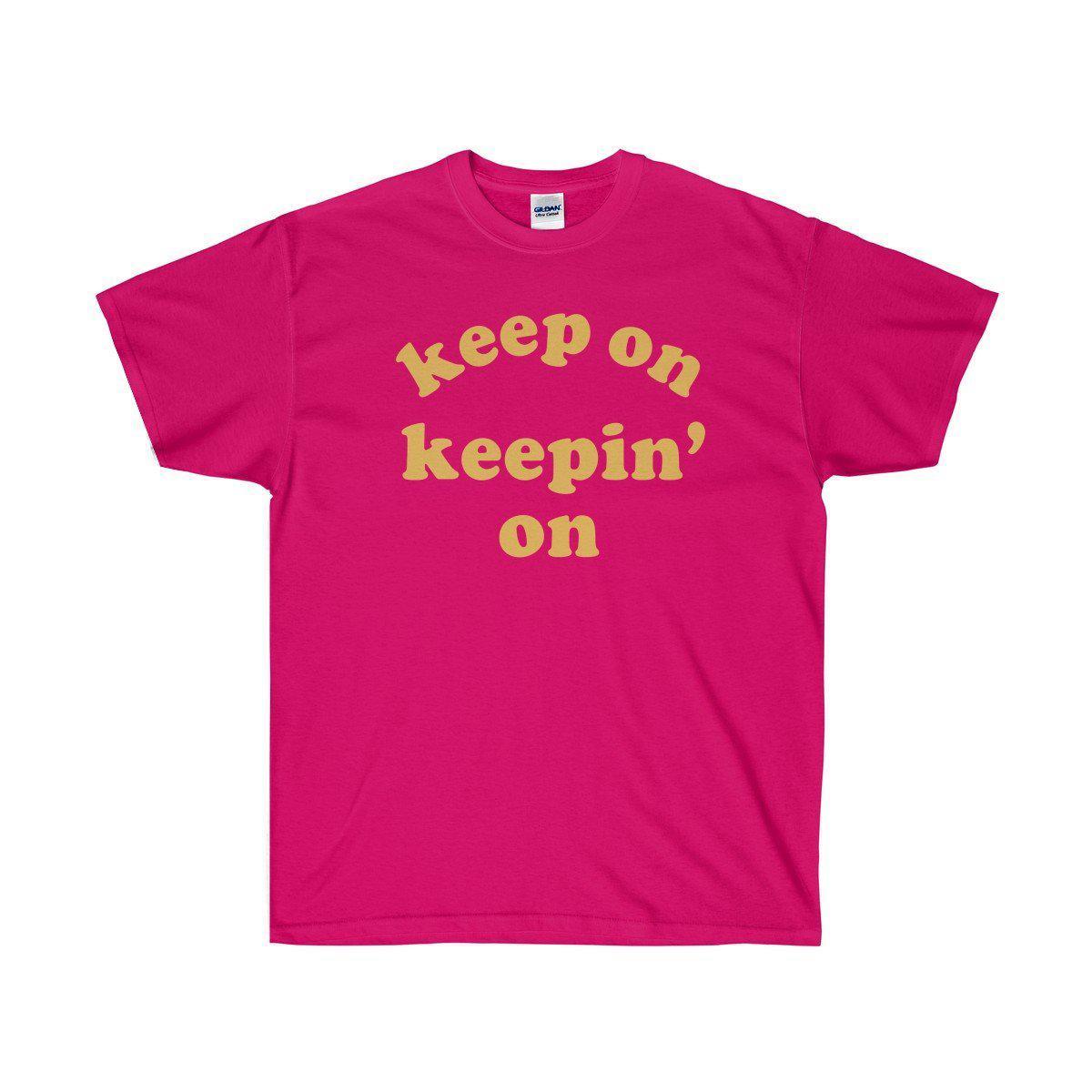 Keep On Keepin' On Tee - Atlanta Childish Gambino TV Show Earn Inspired-Heliconia-S-Bootlg
