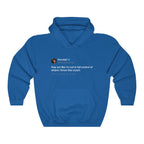 Kendall Jenner They act like i'm not in full control of where i throw this cooch Tweet Hoodie-S-Royal-Bootlg