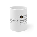 Kendall Jenner They act like i'm not in full control of where i throw this cooch Tweet Mug-Bootlg