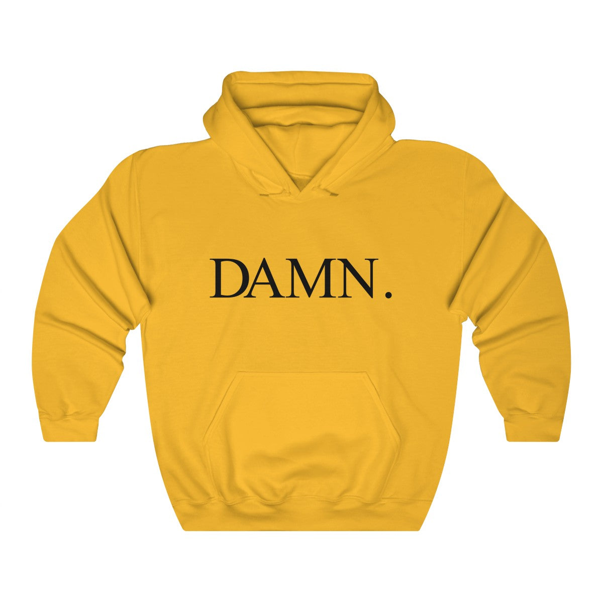 Kendrick Lamar DAMN Inspired - Heavy Blend Hoodie-Gold-S-Bootlg