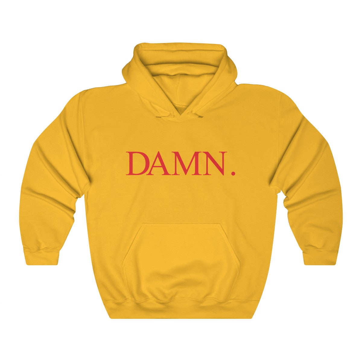 Kendrick Lamar DAMN Inspired - Heavy Blend Hoodie-Gold-S-Bootlg