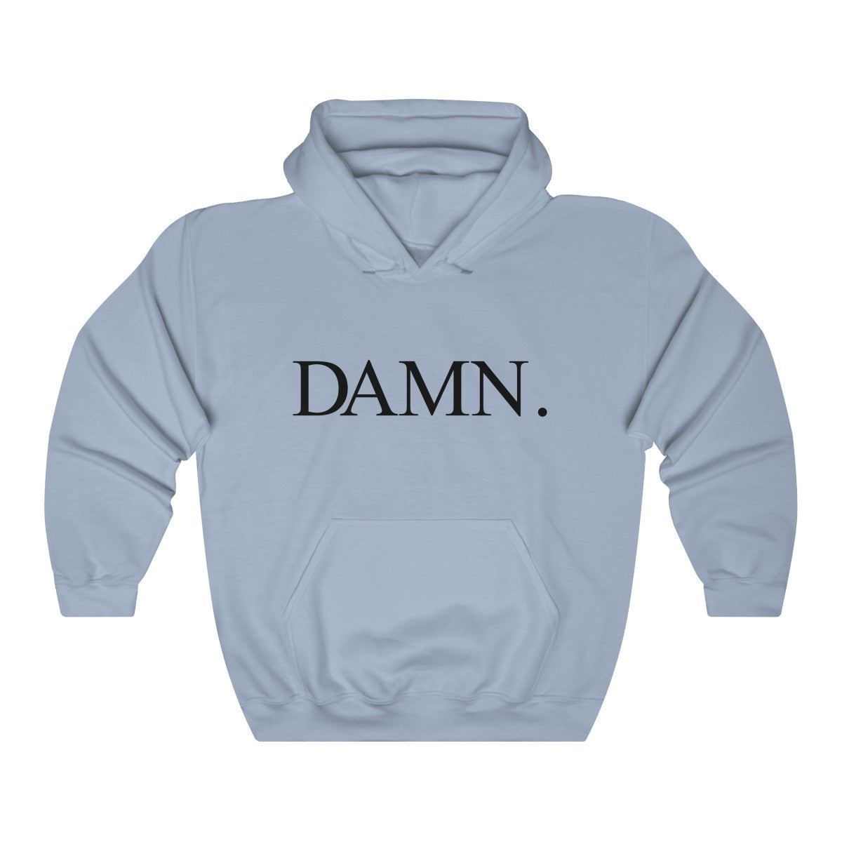 Kendrick Lamar DAMN Inspired - Heavy Blend Hoodie-Light Blue-S-Bootlg