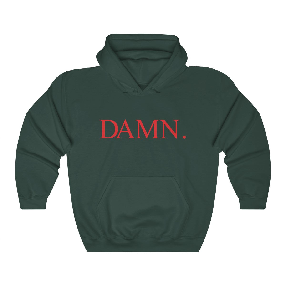 Kendrick Lamar DAMN Inspired - Heavy Blend Hoodie-Forest Green-S-Bootlg