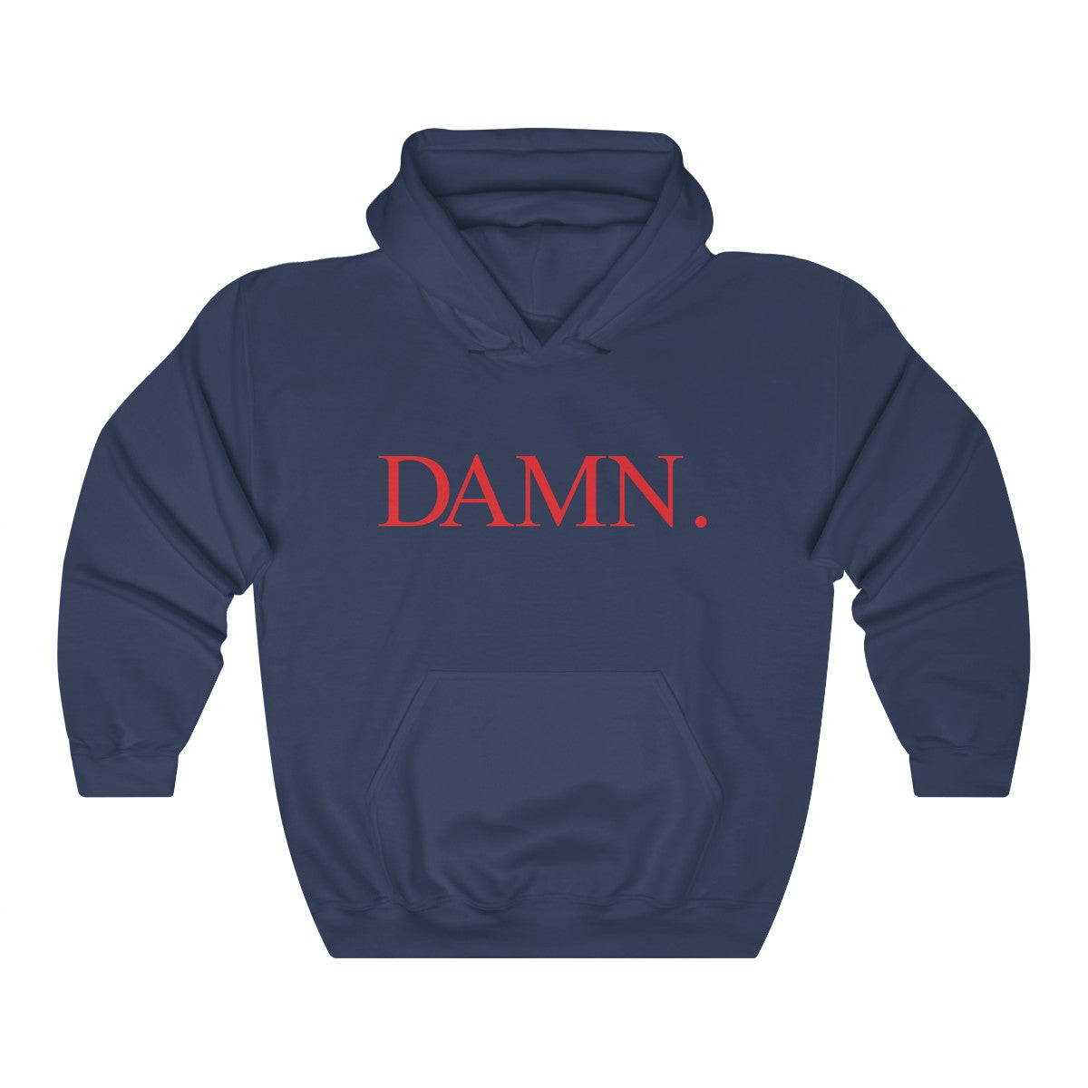 Kendrick Lamar DAMN Inspired - Heavy Blend Hoodie-Navy-S-Bootlg