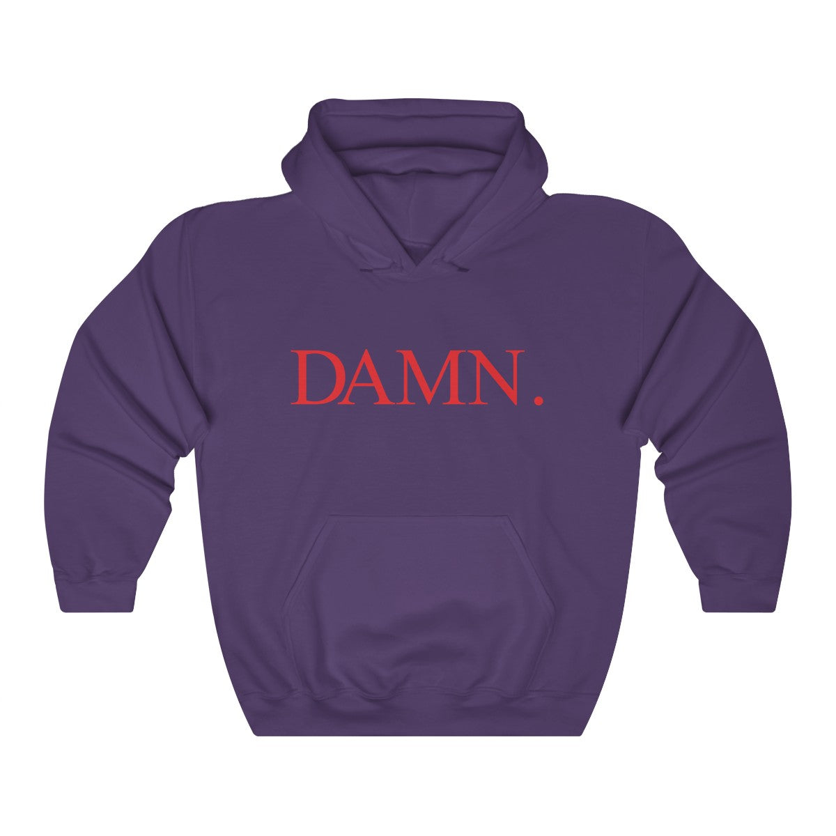 Kendrick Lamar DAMN Inspired - Heavy Blend Hoodie-Purple-S-Bootlg