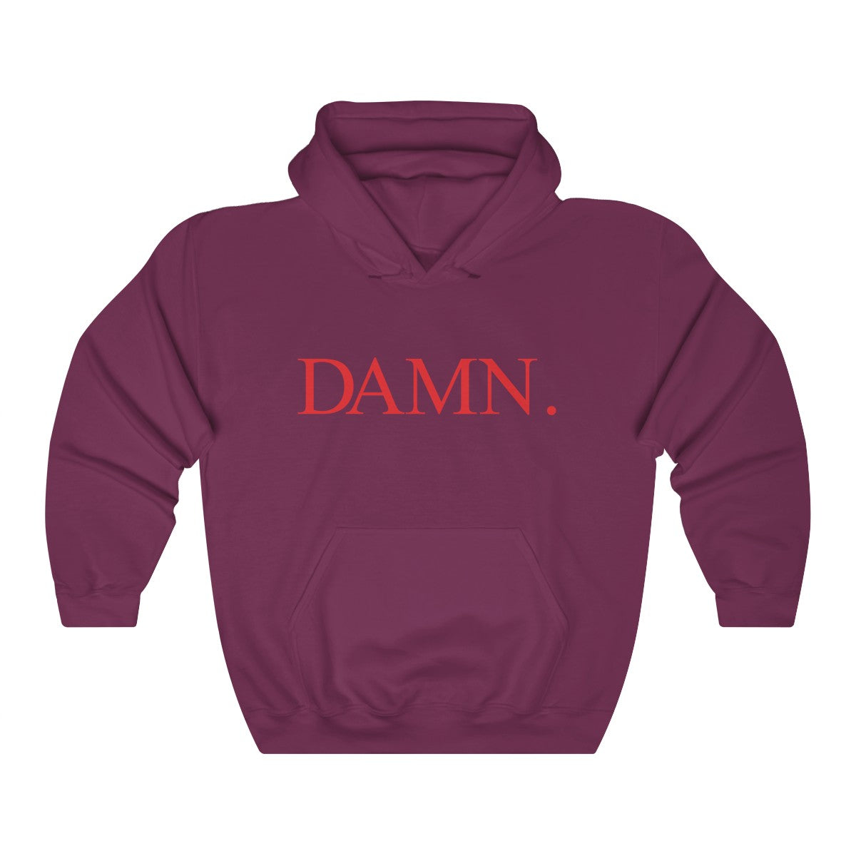 Kendrick Lamar DAMN Inspired - Heavy Blend Hoodie-Maroon-S-Bootlg