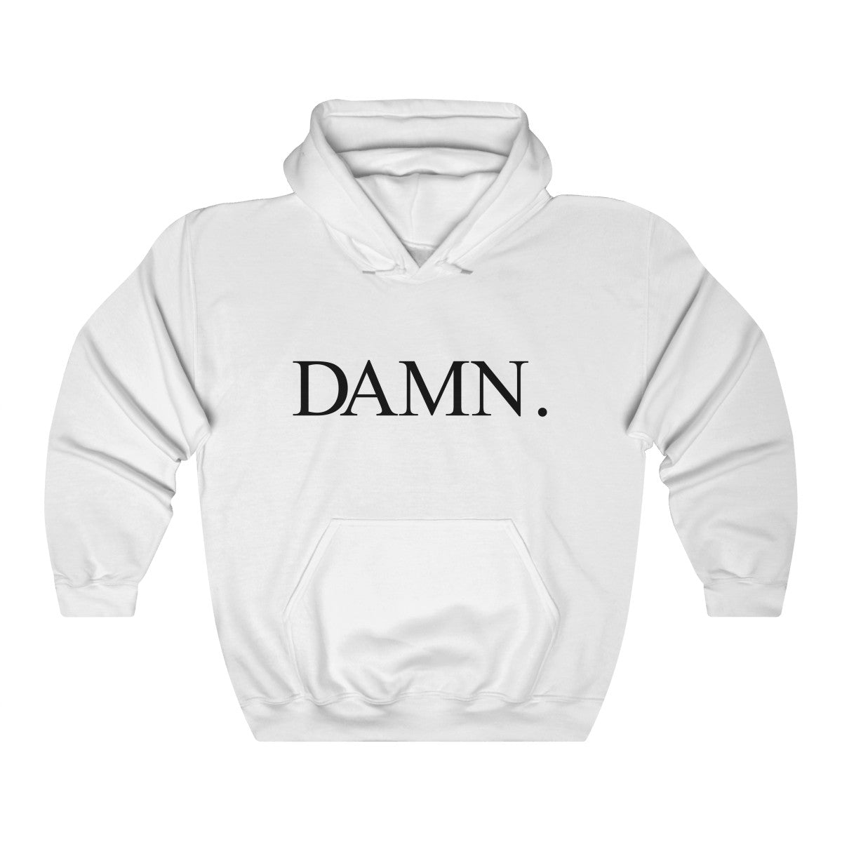 Kendrick Lamar DAMN Inspired - Heavy Blend Hoodie-White-L-Bootlg