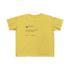 Kid's Fine Jersey Tee - I no longer Have a Manager, I can't be managed-Butter-5T-6T-Bootlg