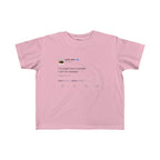 Kid's Fine Jersey Tee - I no longer Have a Manager, I can't be managed-Pink-5T-6T-Bootlg