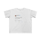 Kid's Fine Jersey Tee - I no longer Have a Manager, I can't be managed-White-4T-Bootlg