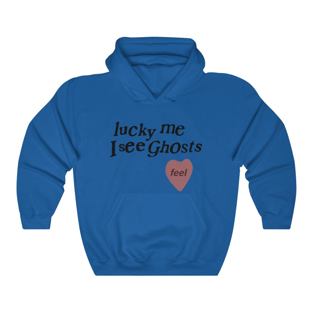 Kids See Ghosts Hoodie - Lucky Me I See Ghosts-S-Royal-Bootlg