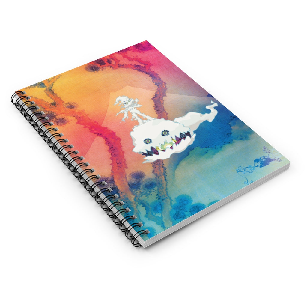 Kids See Ghosts Spiral Notebook-Bootlg
