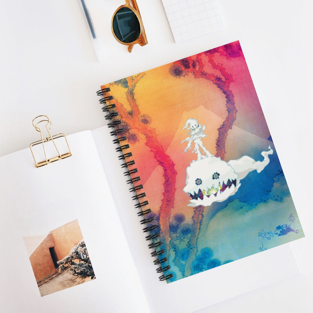 Kids See Ghosts Spiral Notebook-Bootlg