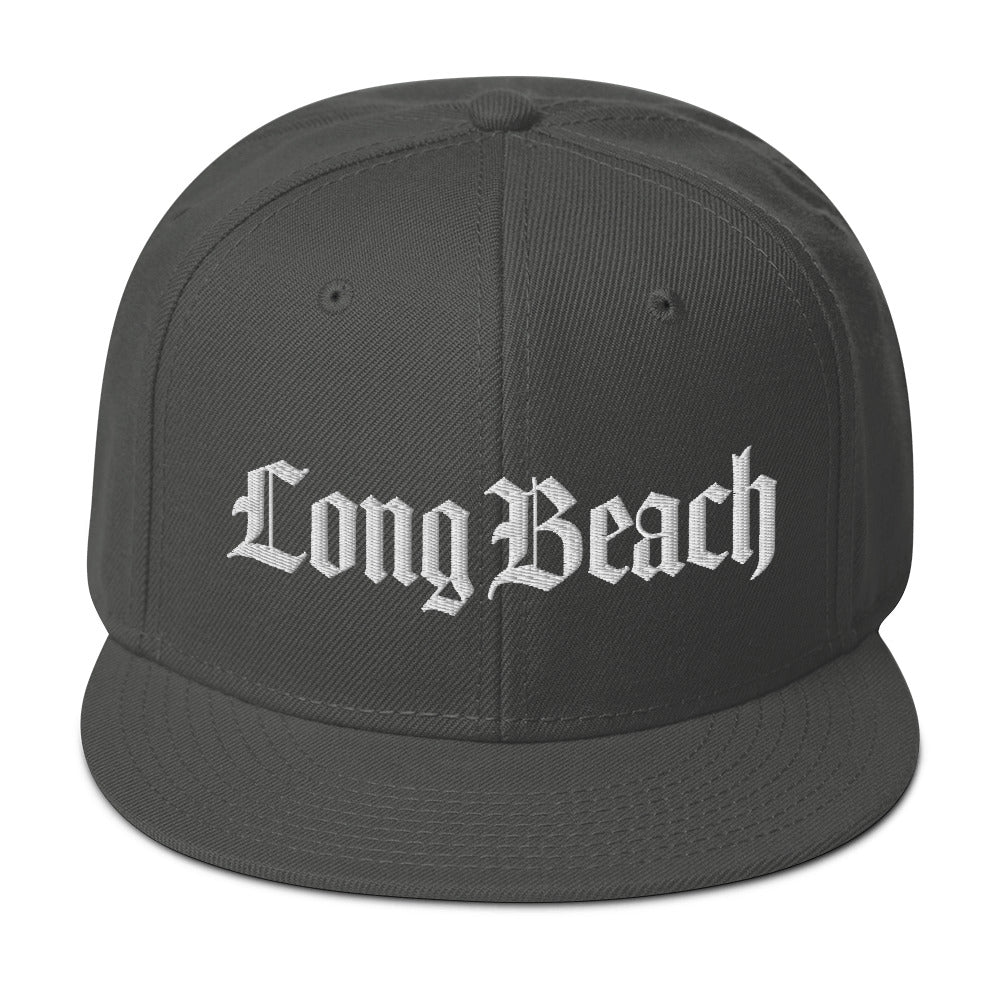 Long Beach Gangsta West Side Snapback Cap-Charcoal gray-Bootlg