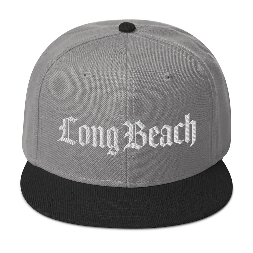 Long Beach Gangsta West Side Snapback Cap-Black / Gray / Gray-Bootlg
