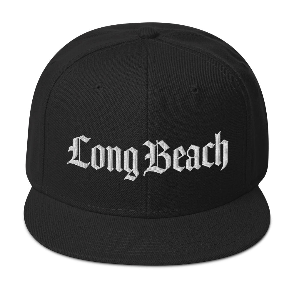 Long Beach Gangsta West Side Snapback Cap-Black-Bootlg