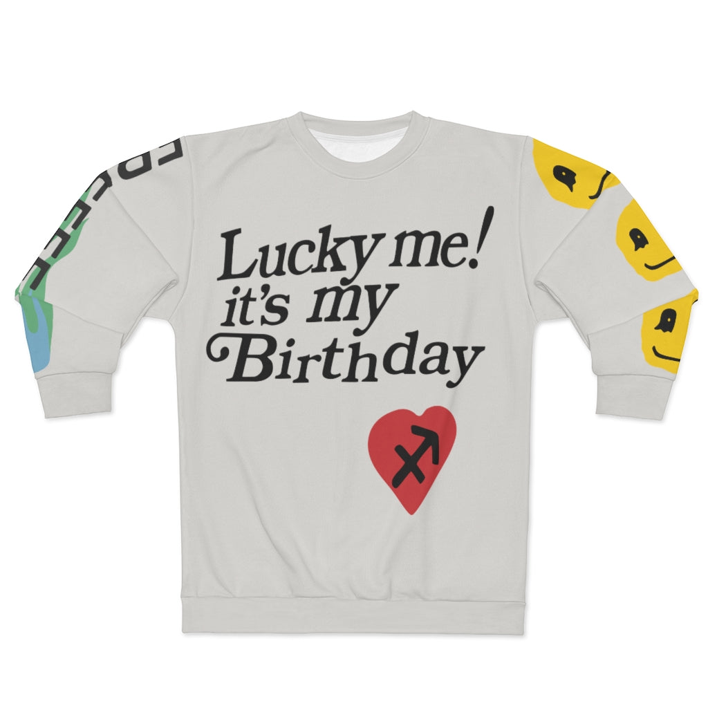 Lucky me! It's my Birthday Kids See Ghosts Crewneck-2XL-Bootlg