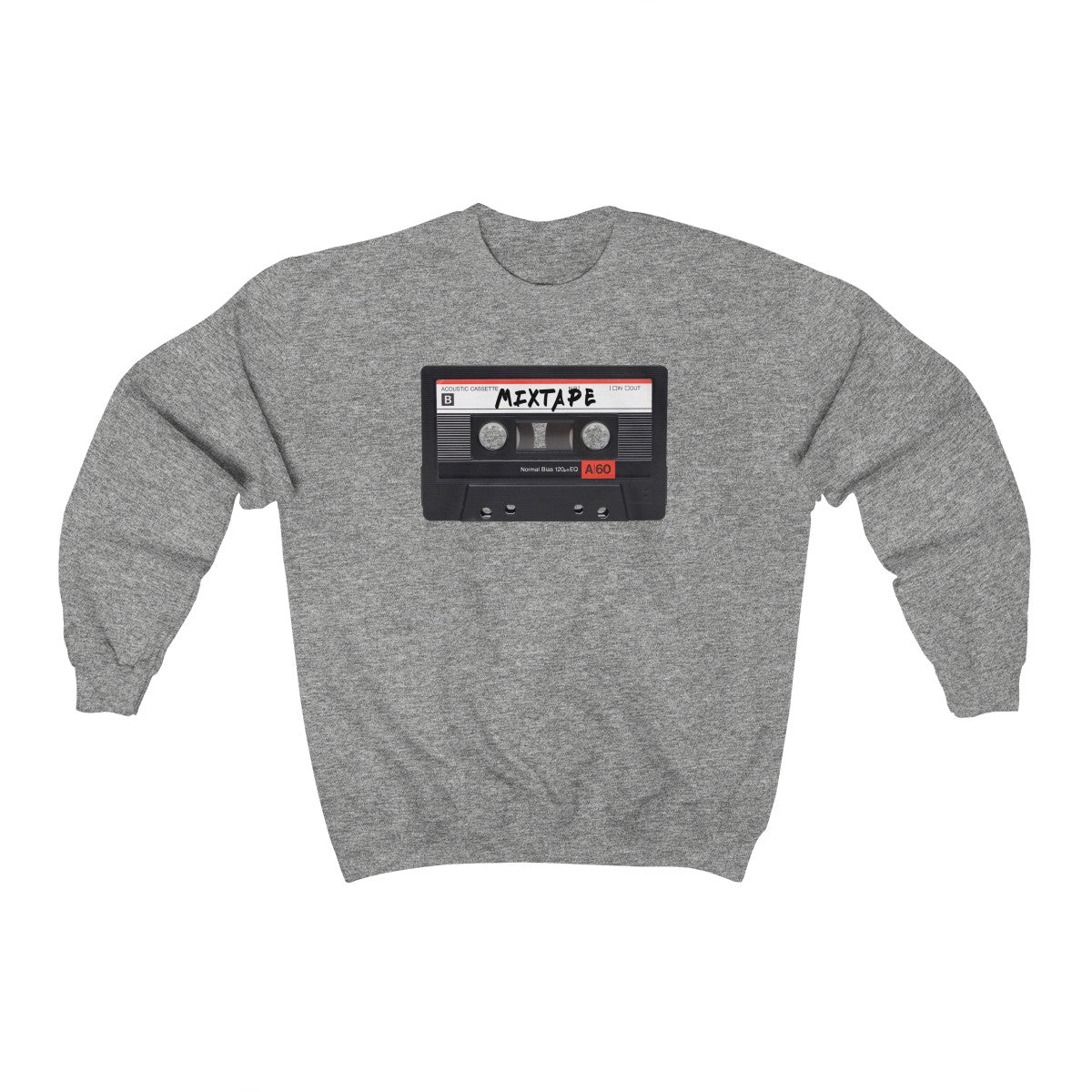 Mixtape Tape Heavy Blend™ Crewneck Sweatshirt-Sport Grey-S-Bootlg
