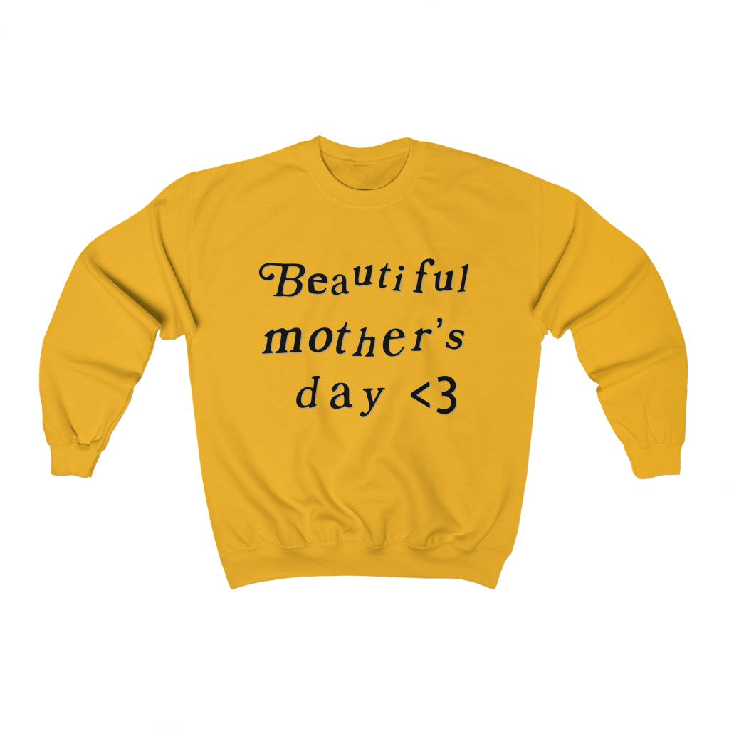 Mother's Day Kanye West Kids See Ghosts Inspired Crewneck Sweatshirt Merch-Gold-S-Bootlg