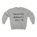 Mother's Day Kanye West Kids See Ghosts Inspired Crewneck Sweatshirt Merch-Ash-2XL-Bootlg