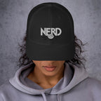 NERD Brain Logo Trucker Cap - Pharrell WIlliams Inspired-Black-Bootlg