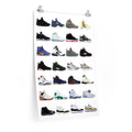 Nike Air Jordans Hall of Fame Poster - Michael Jordan Wall Art-20″ × 30″-Bootlg