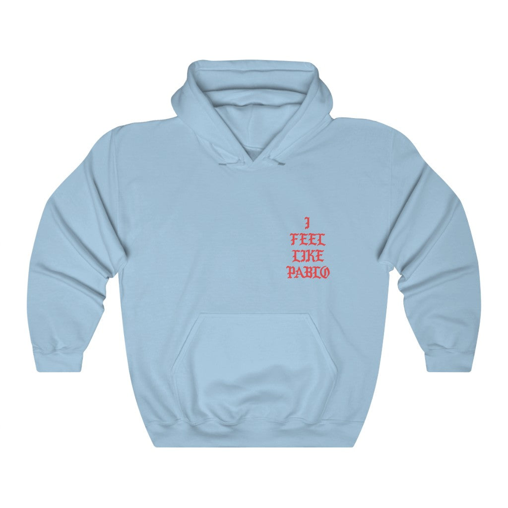 Pablo Pablo Palo I Feel Like Pablo Heavy Hoodie-Light Blue-S-Bootlg