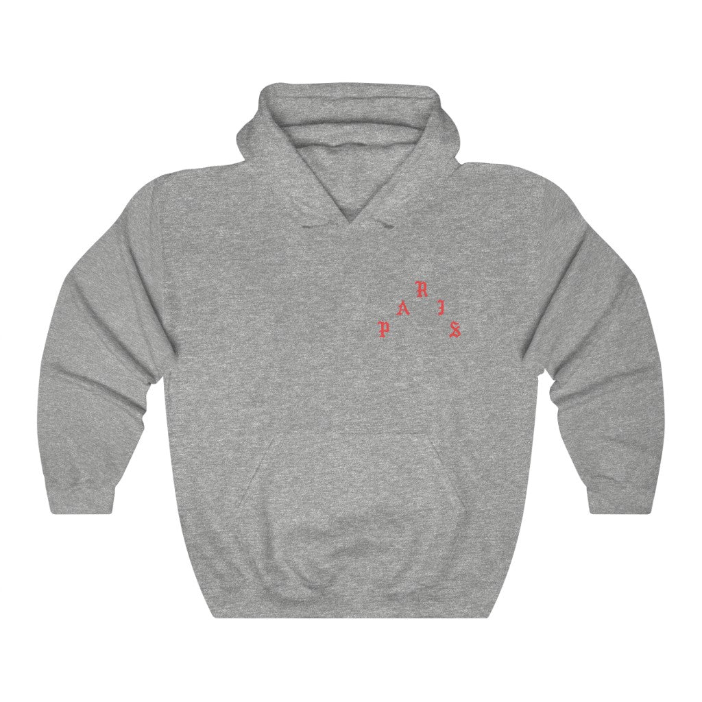 Paris I Feel Like Pablo Unisex Heavy Blend Hooded Sweatshirt-Sport Grey-S-Bootlg