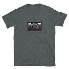 Personalized Mixtape Cassette T-Shirt-Dark Heather-S-Bootlg