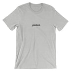 Personalized chest embroidery word T-Shirt-Athletic Heather-S-Bootlg