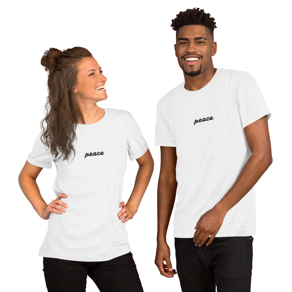 Personalized chest embroidery word T-Shirt-Bootlg