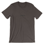 Personalized chest embroidery word T-Shirt-Brown-S-Bootlg