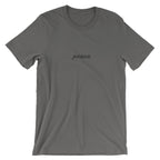 Personalized chest embroidery word T-Shirt-Asphalt-S-Bootlg