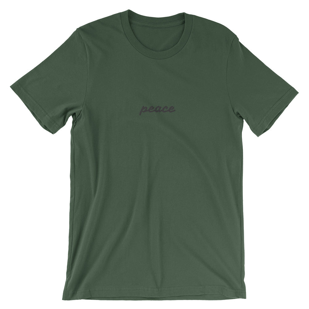 Personalized chest embroidery word T-Shirt-Forest-S-Bootlg
