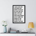 Rappers Delight Framed Poster print-20" × 30"-Black-Bootlg