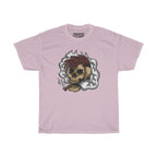 Smoking Skull Unisex Heavy Cotton T-Shirt - Video Game Rock Tee-S-Light Pink-Bootlg