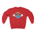 Something in the water Unisex Heavy Blend Crewneck Sweatshirt - Pharrell Williams festival merch inspired-Red-S-Bootlg