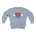 Something in the water Unisex Heavy Blend Crewneck Sweatshirt - Pharrell Williams festival merch inspired-Light Blue-S-Bootlg