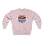 Something in the water Unisex Heavy Blend Crewneck Sweatshirt - Pharrell Williams festival merch inspired-Light Pink-S-Bootlg