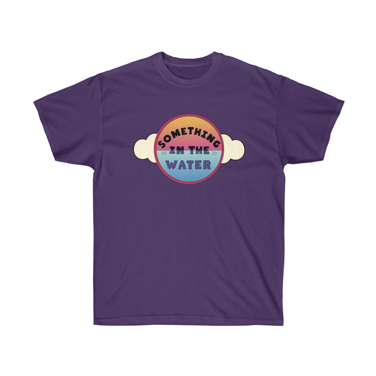 Something in the water Unisex Ultra Cotton Tee - Pharrell Williams festival inspired-Purple-S-Bootlg